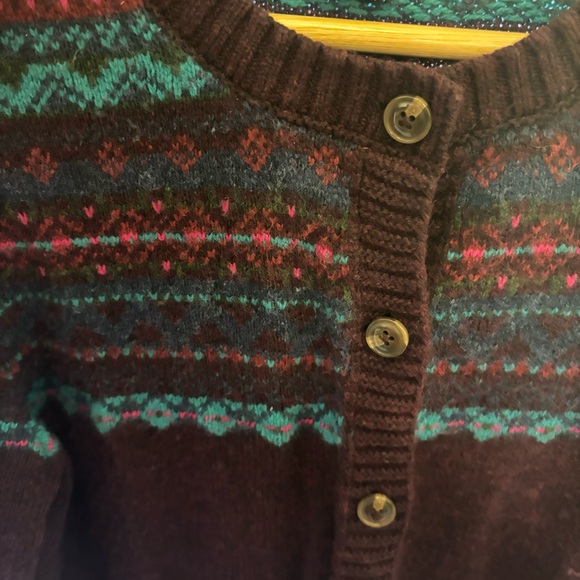 Eddie Bauer Wool blend cardigan -M - Picture 3 of 7